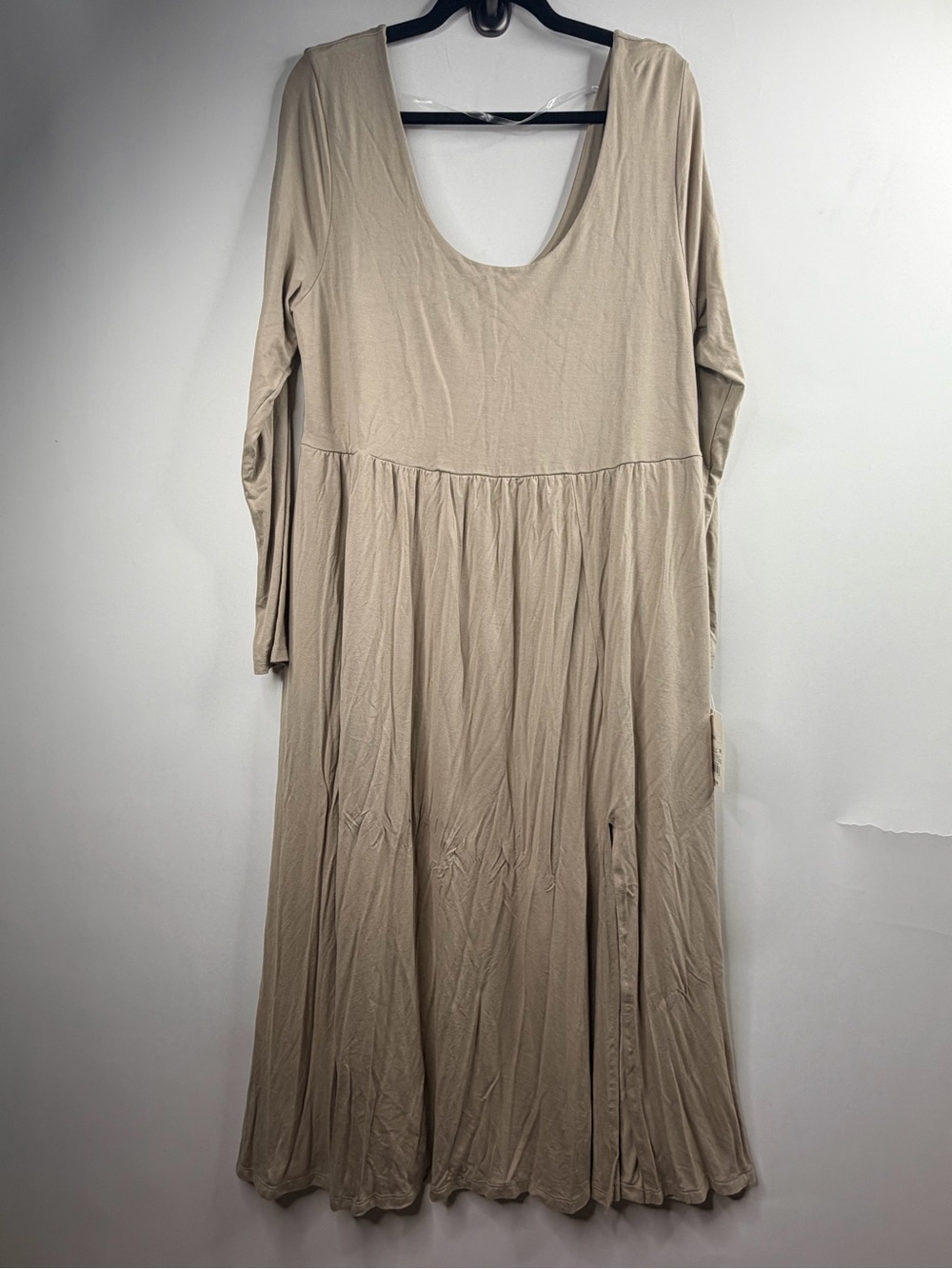 a new day Neutral Scoop Neck Maxi Dress in Beige